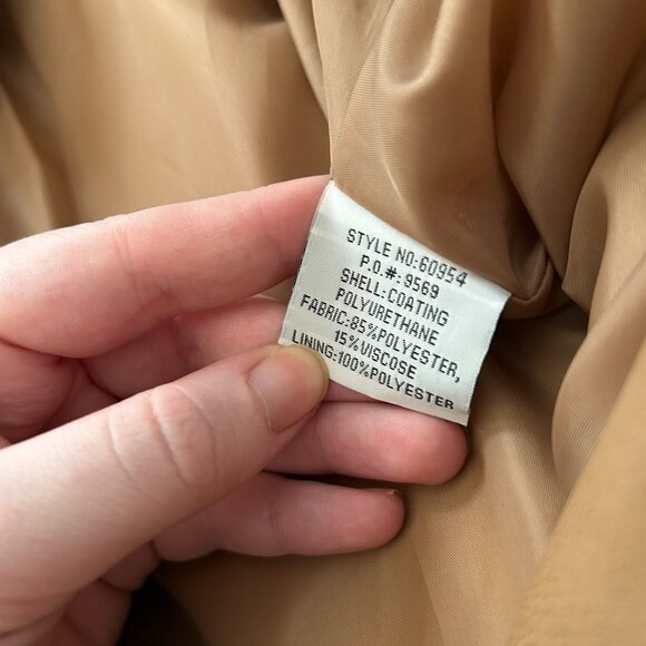 Bagatelle Women's XL Vintage Quilted Faux Leather Jacket Light Brown - Picture 12 of 15